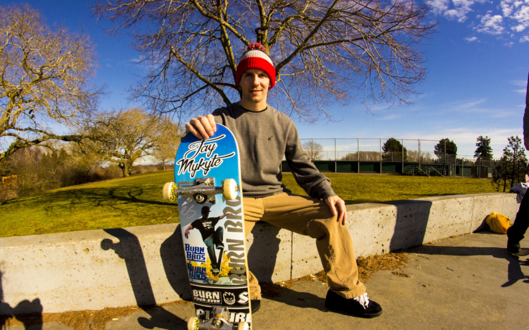 Jay Mykyte tests a New Protest Deck at Tsawwassen Skate Park – Skate For Fun